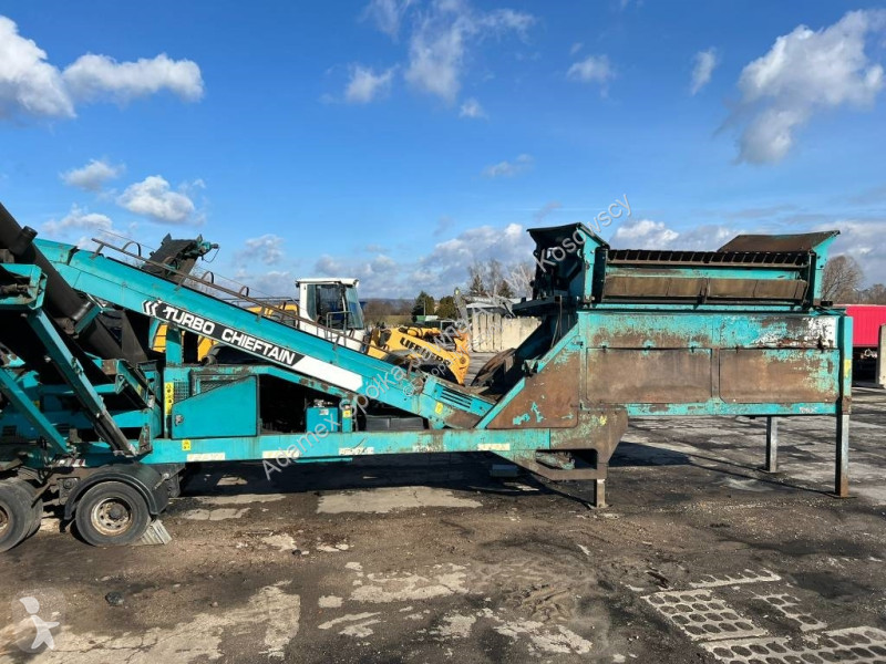 Krossning, återvinning Powerscreen