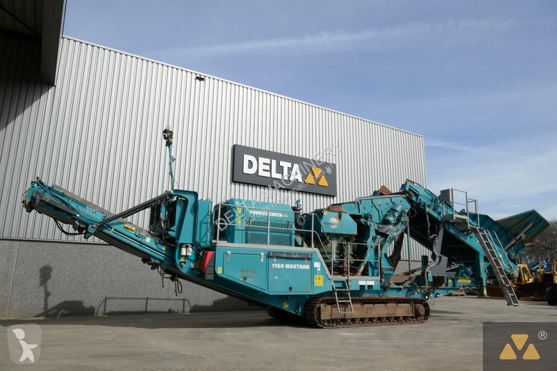 Knusning, genvinding Powerscreen 1150 Maxtrak