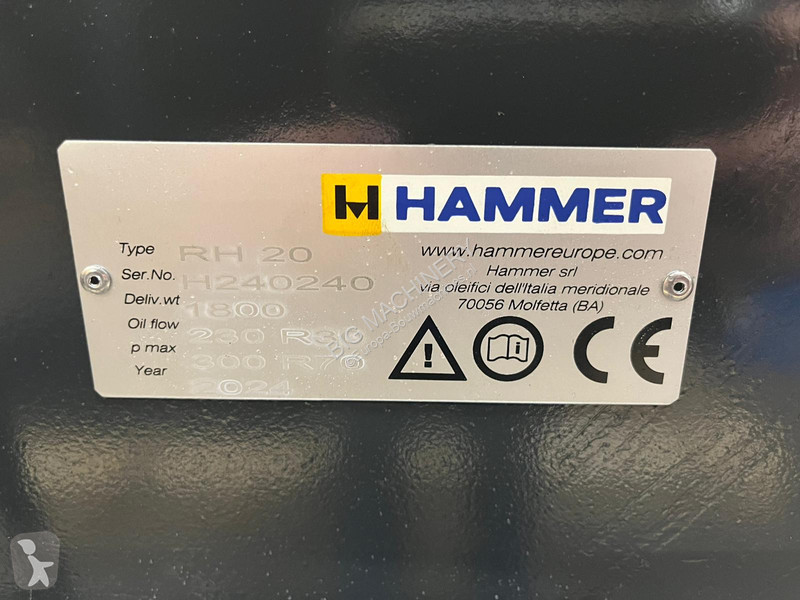 Trituración, reciclaje Hammer RH20 Hydraulic...