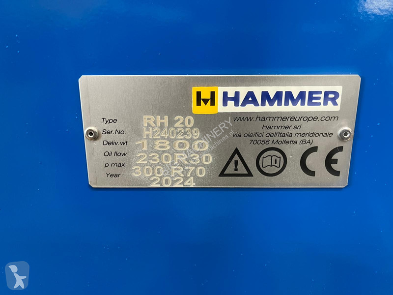 Trituración, reciclaje Hammer RH20 Hydraulic...