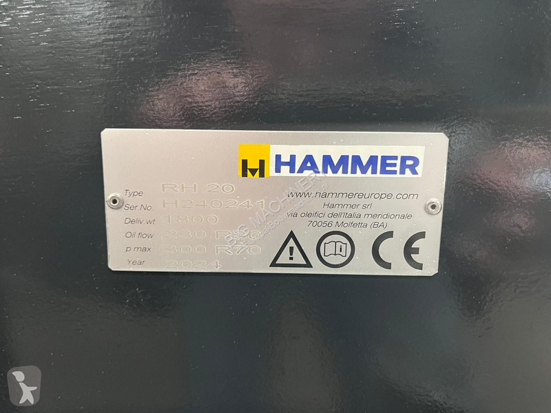 Trituración, reciclaje Hammer RH20 Hydraulic...