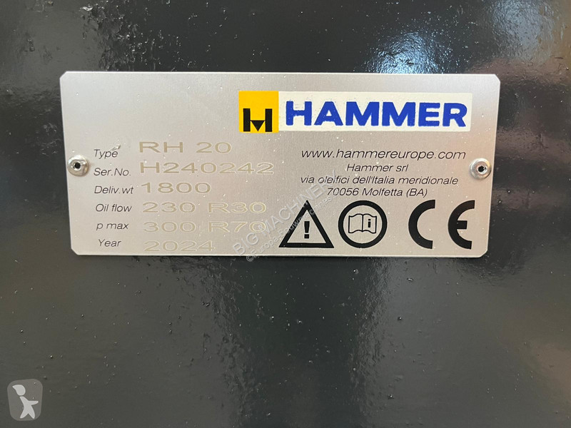 Trituración, reciclaje Hammer RH20 Hydraulic...
