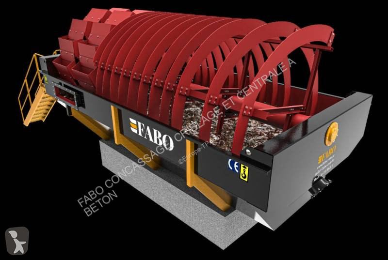 Knusning, genvinding Fabo  BUCKET WHEEL WASHER