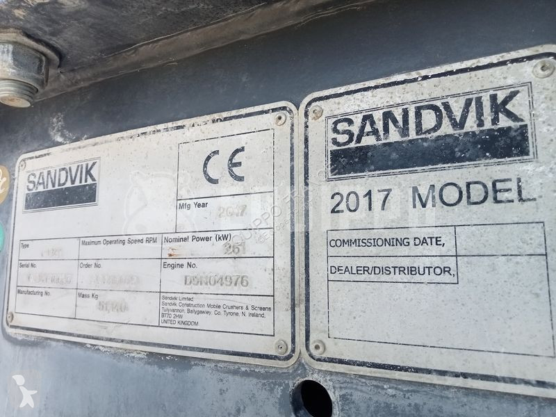 Breken, recyclen Sandvik QJ341+ Jaw