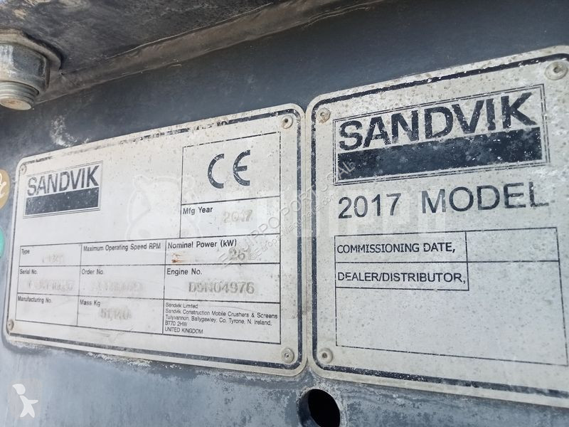 Britadeira, reciclagem Sandvik QJ341+ Jaw