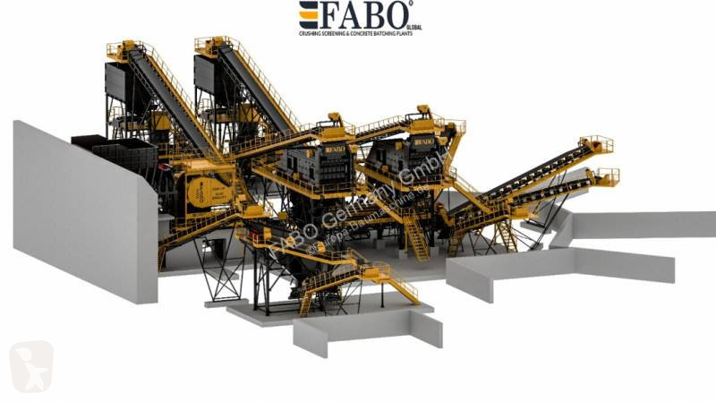 تفتيت، إعادة التدوير Fabo  Stationäre Brech-...