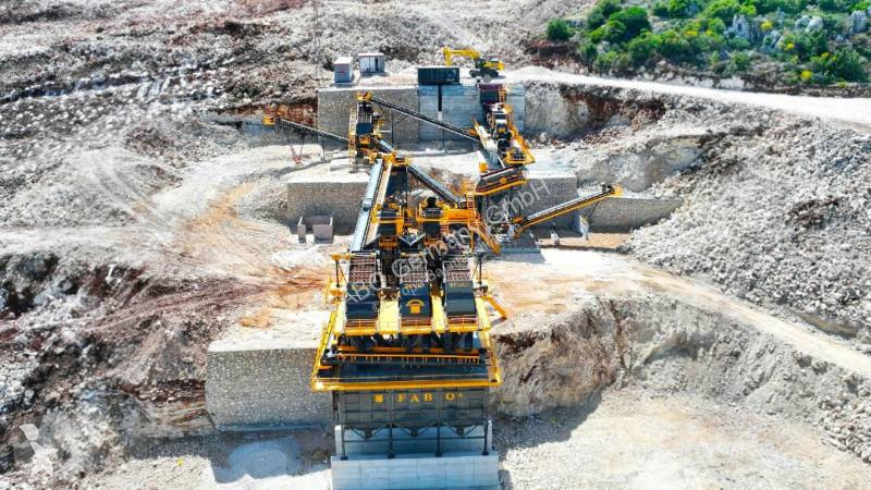 تفتيت، إعادة التدوير Fabo  500–600 t/h...