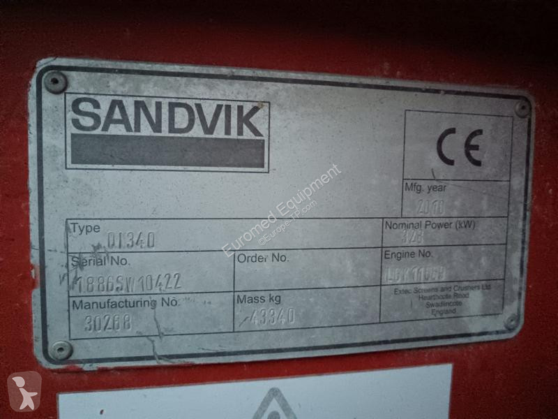 Trituración, reciclaje Sandvik  QI340