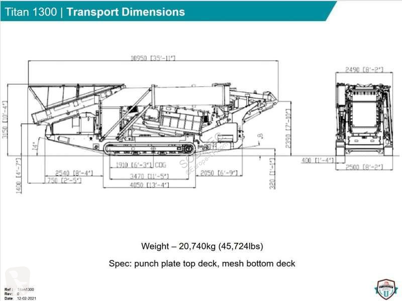Трошене, рециклиране Powerscreen  TITAN 1300