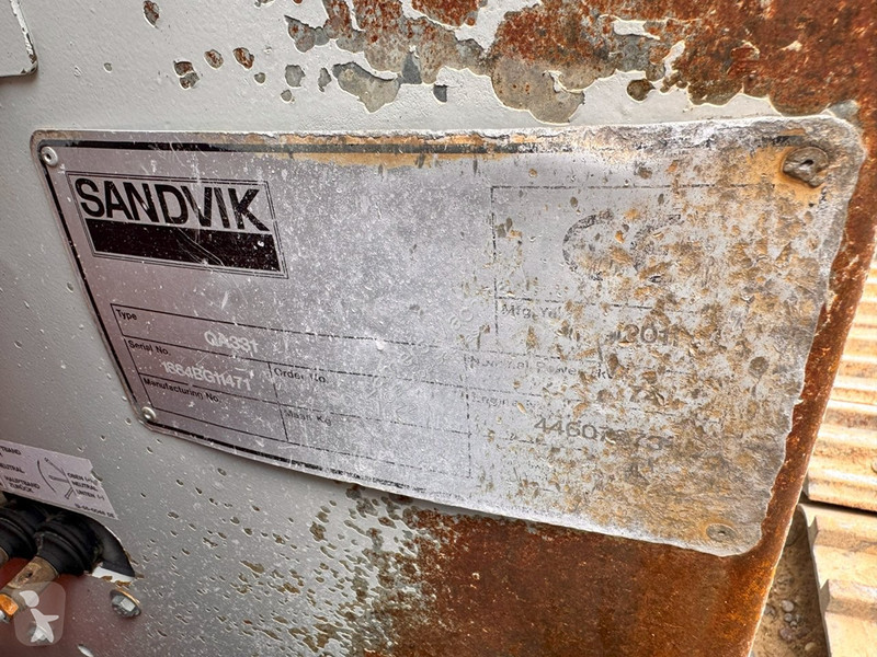 Breken, recyclen Sandvik QA331 NVT