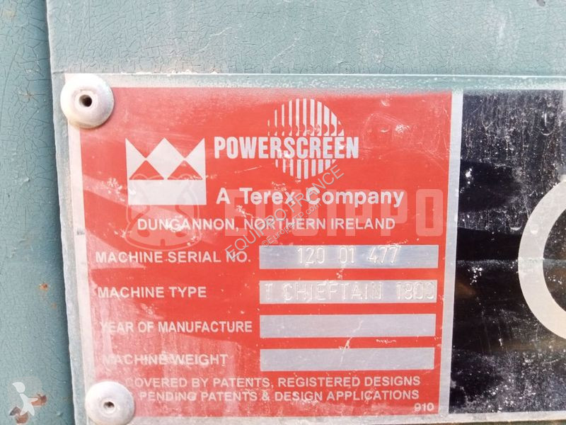 تفتيت، إعادة التدوير Powerscreen Turbo...