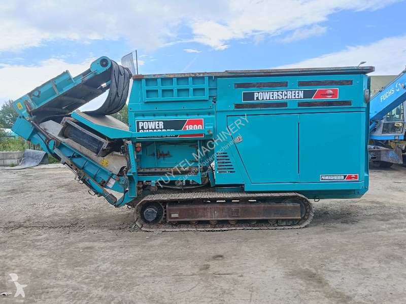 تفتيت، إعادة التدوير Powerscreen powershredder...