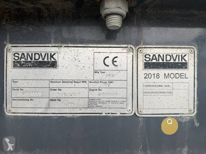 Drvenie, recyklácia Sandvik QS 331