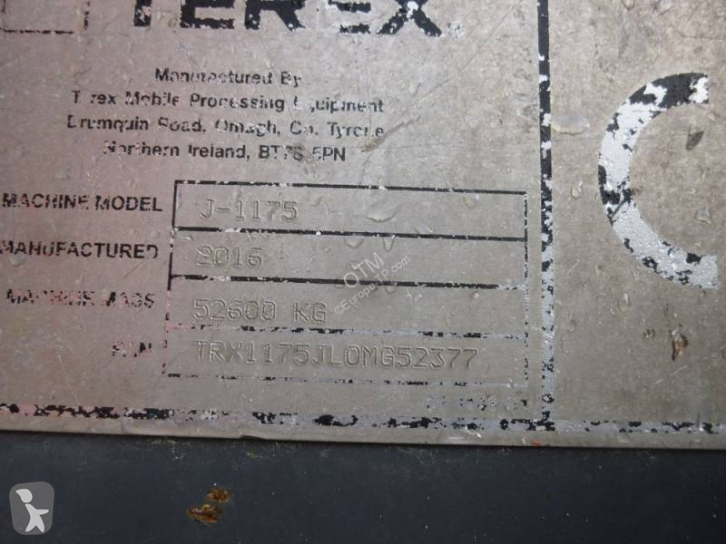 Kruszenie, recykling Terex Finlay J-1175