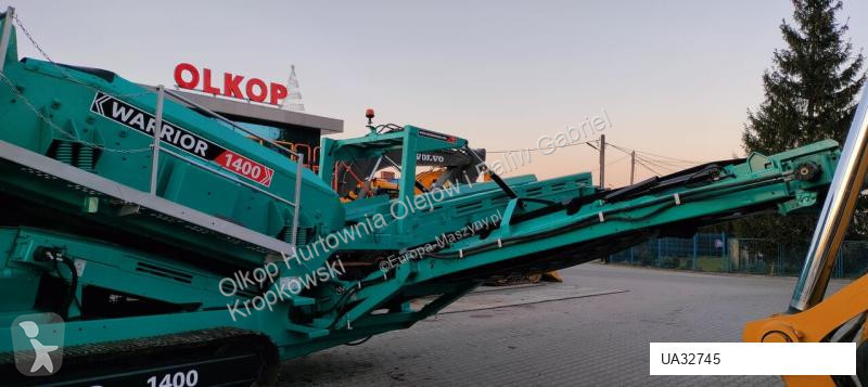 Britadeira, reciclagem Powerscreen - RATY -...