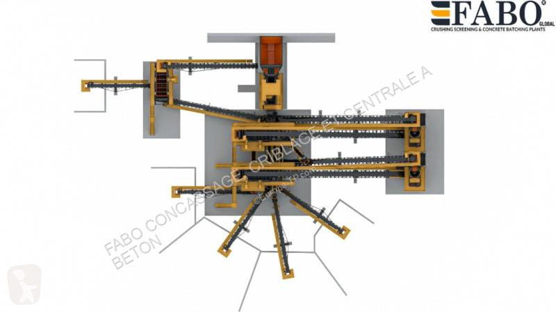 Knusning, genvinding Fabo  TYPE FIXE 500 TPH...