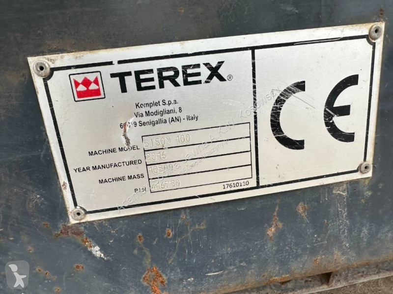 Trituración, reciclaje Evoquip Terex Bison 100