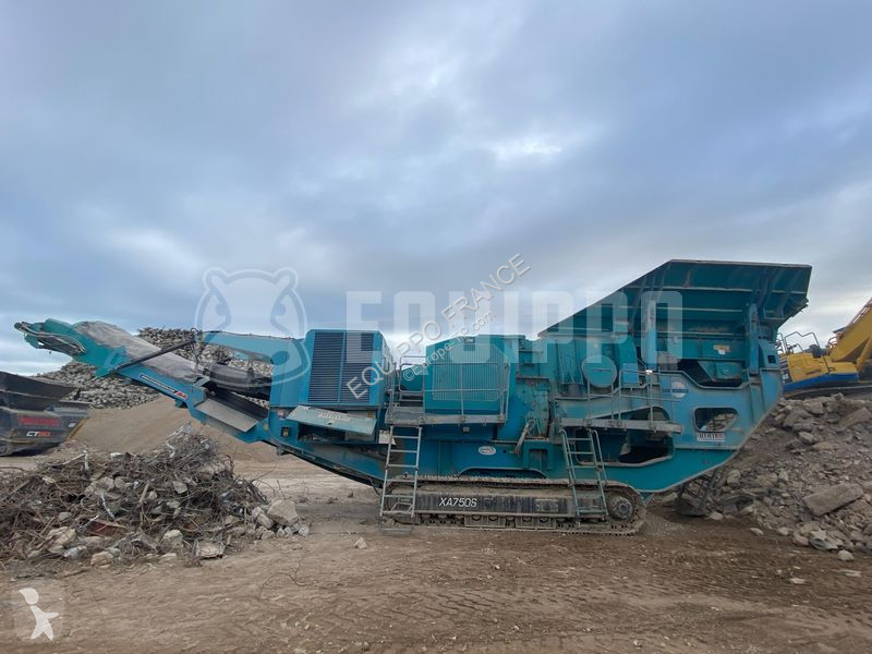 Krossning, återvinning Powerscreen XA750 S