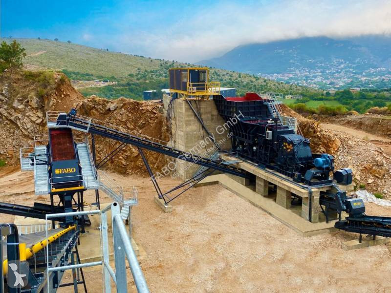 تفتيت، إعادة التدوير Fabo  Stationäre Brech-...