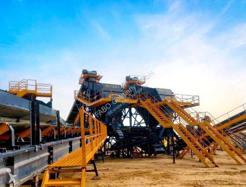 Drvenie, recyklácia Fabo  Stationäre Brech- und...