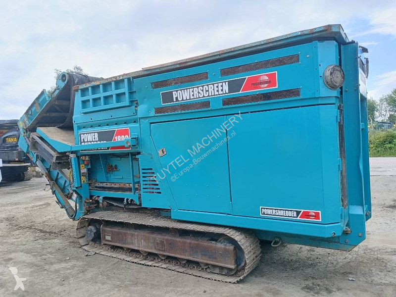 تفتيت، إعادة التدوير Powerscreen powershredder...