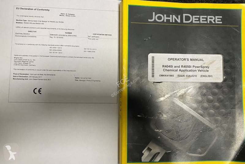 Besprutning John Deere R4050i AgroKing...