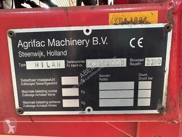 Pulverización Agrifac Milan Getrokken spuit -...