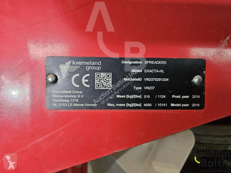 Besprutning Kverneland Exacta-HL