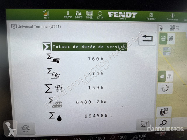 Veldspuit Fendt  Rogator 355