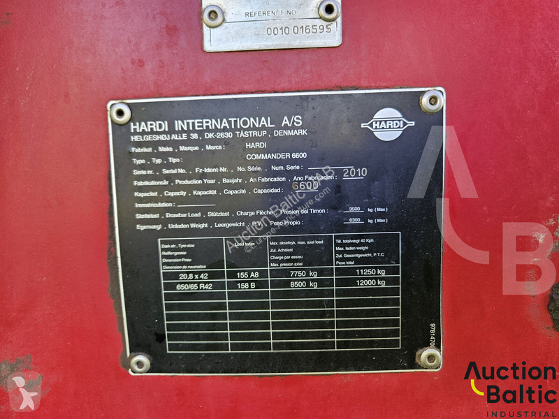 Besprutning Hardi Commander 6600