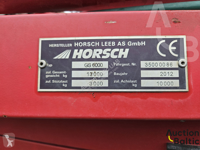 Pulvérisation Horsch Leeb GS 6000