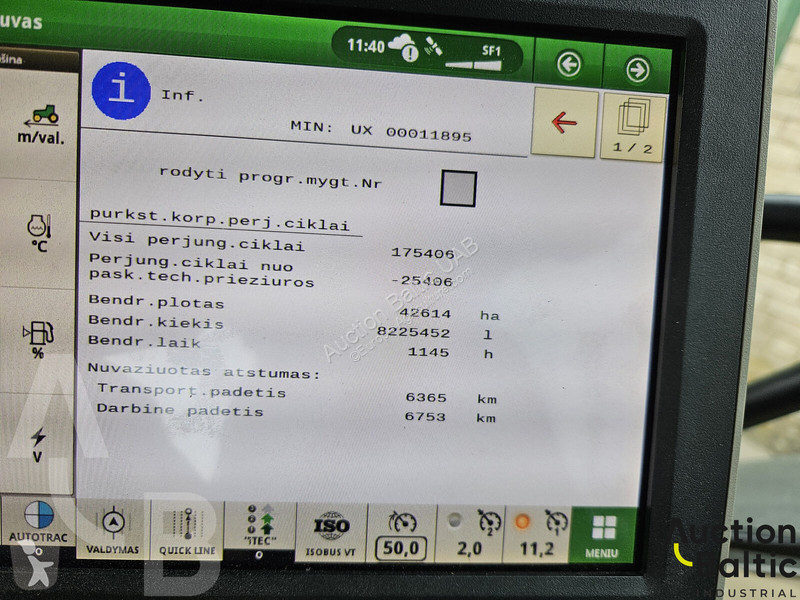 Besprutning Amazone UX 5200 Super