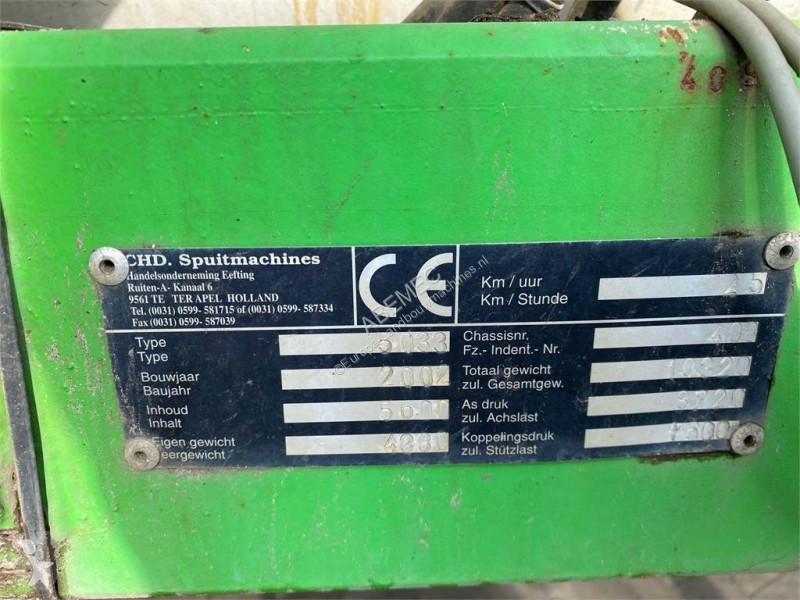 Pulverización 5033 getrokken veldspuit