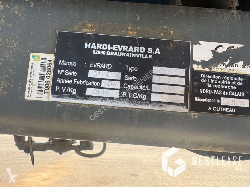 Veldspuit Evrard 2800 Meteor
