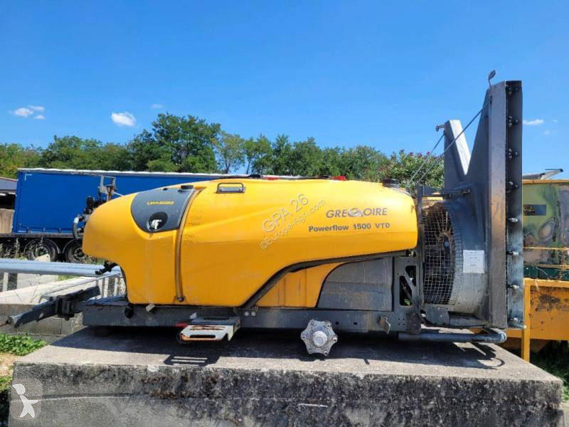 Grégoire POWERFLOW 1500 VTD spraying