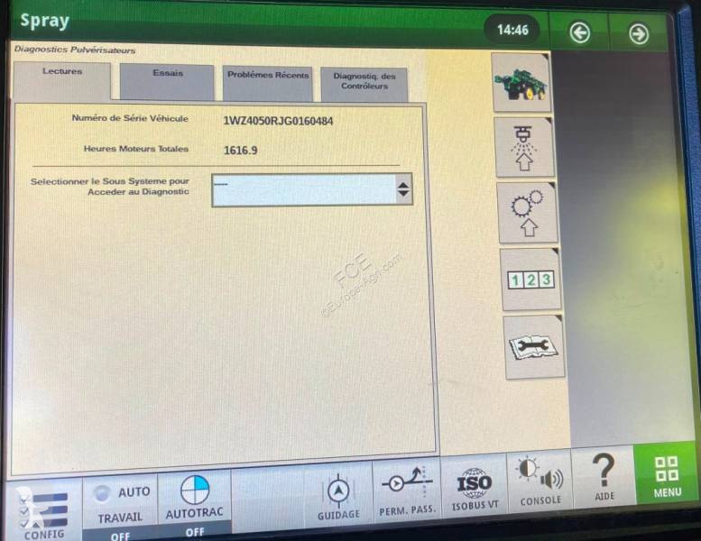 Besprutning John Deere R4050i AgroKing...