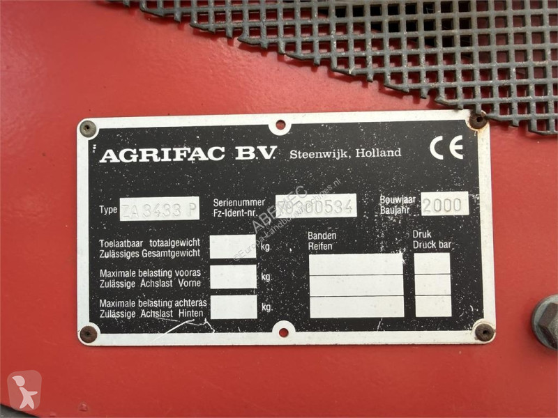 Pulverización Agrifac ZA 3400