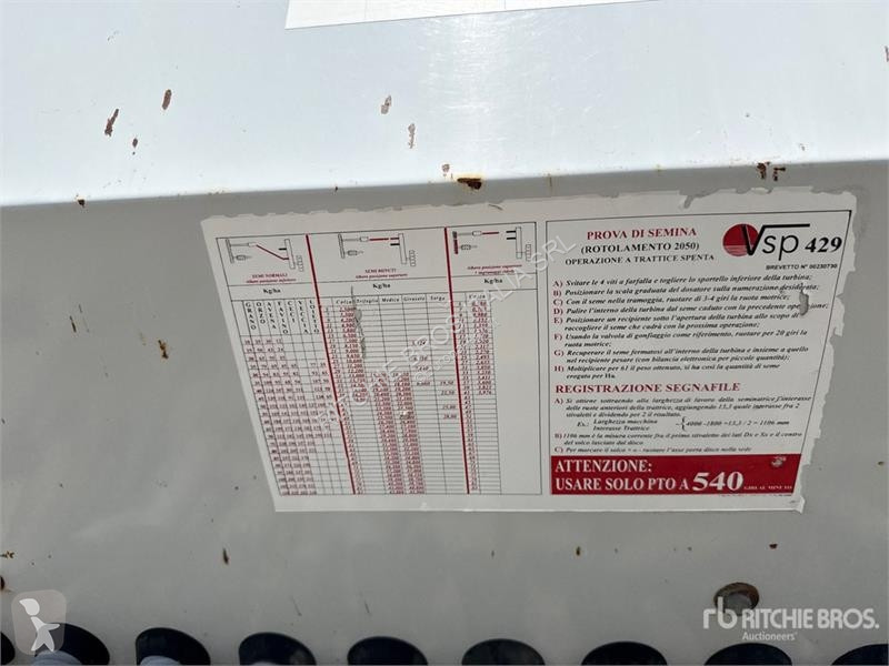 Cівалка  Vertulli VSP 429 Air Seeder
