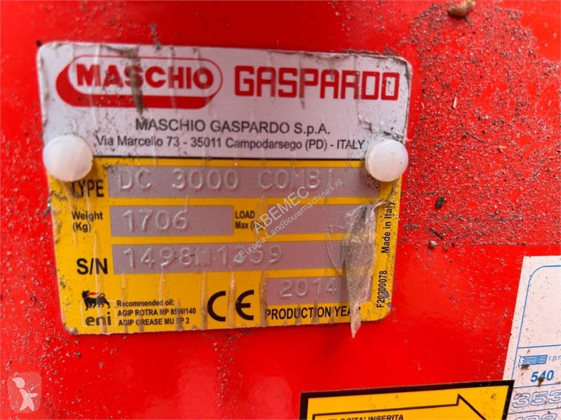 Gaspardo DC300 + Dama 300/29 Zaaimachine seeder