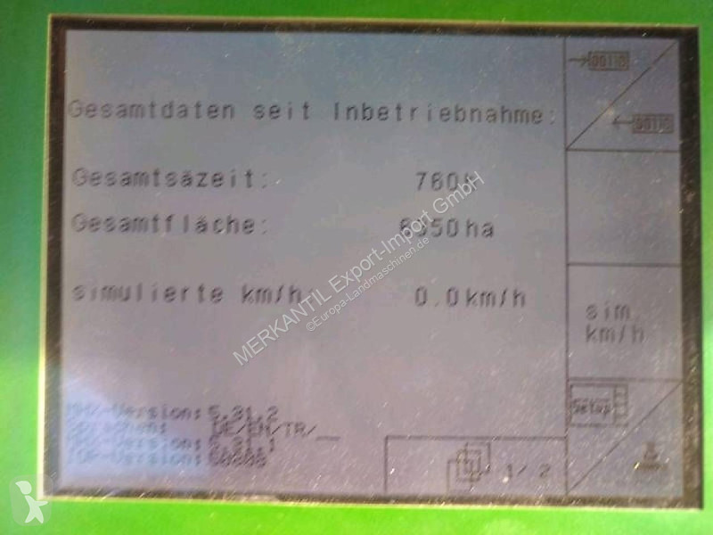 Amazone  EDX 6000 TC seeder