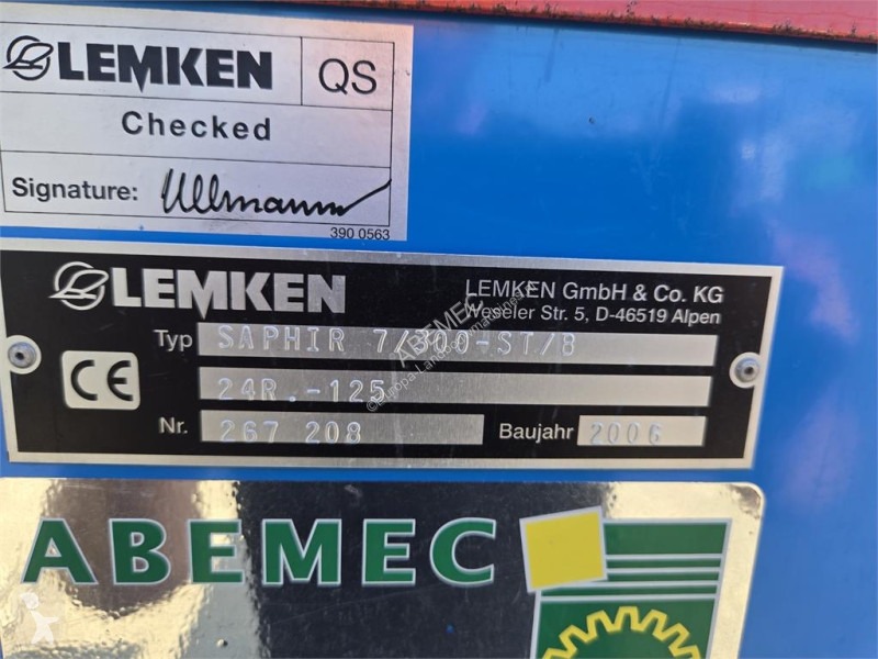 Lemken Zirkon 7 + Saphir 7/300 seeder