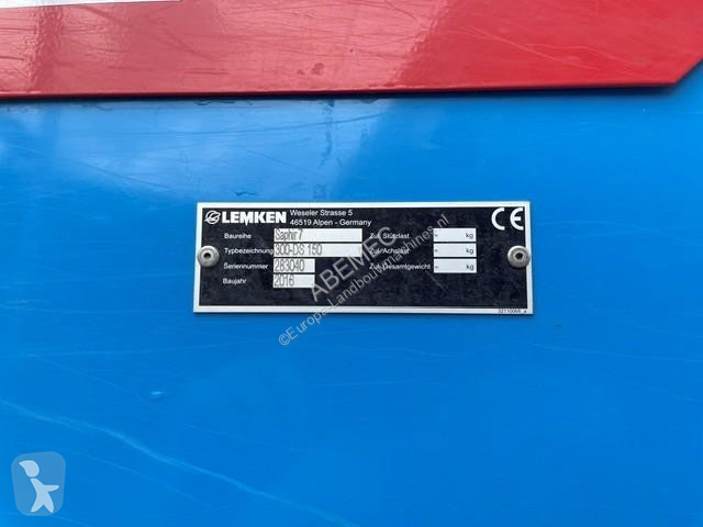 Cівалка Lemken saphir 9/300 20 rijen