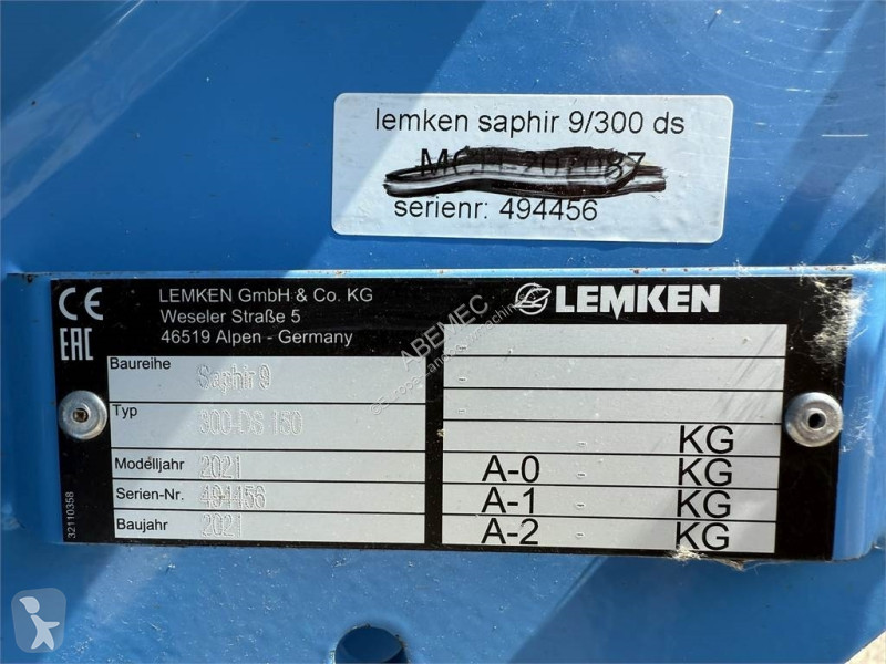 Zaaimachine Lemken Saphir 9/300 DS als nieuw