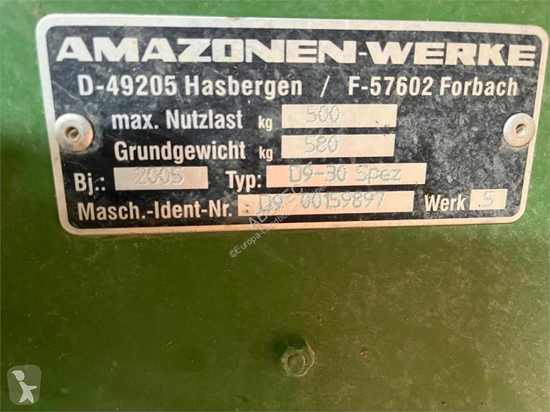 Såningsmaskin Amazone D9-30 Zaaimachine