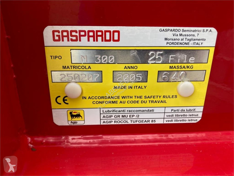 Semoir Gaspardo M300 pijpenzaaimachine