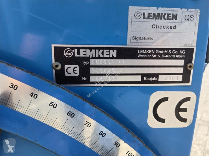Såningsmaskin Lemken EuroDrill 300 Zaaimachine