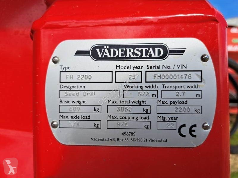 Semoir Väderstad FH 2200