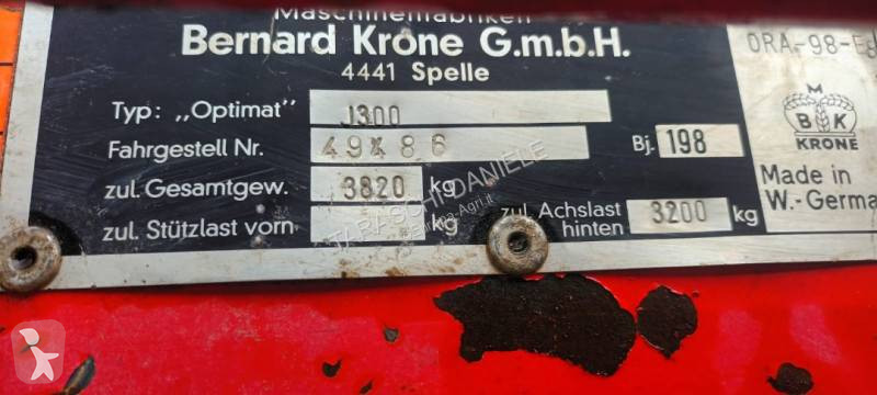 Épandage Krone J300 OPTIMAT