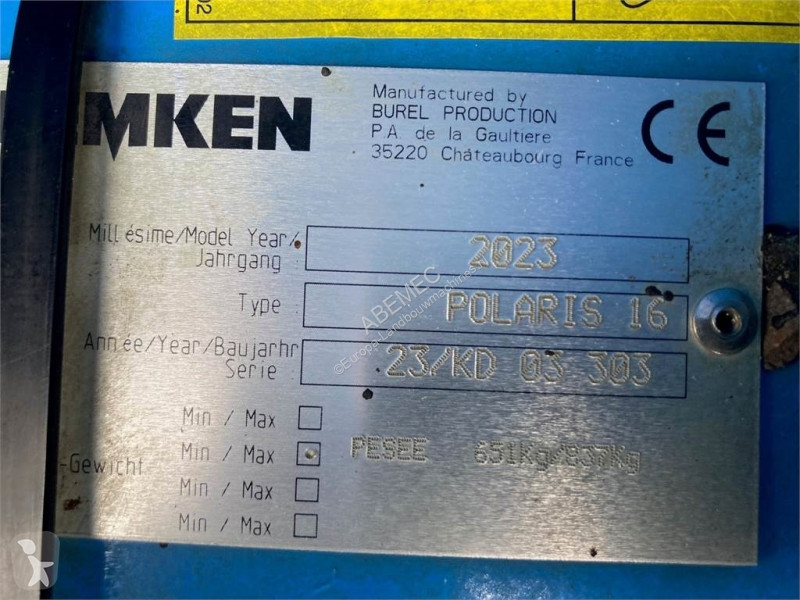Épandage Lemken Polaris 16 Kunstmeststrooier