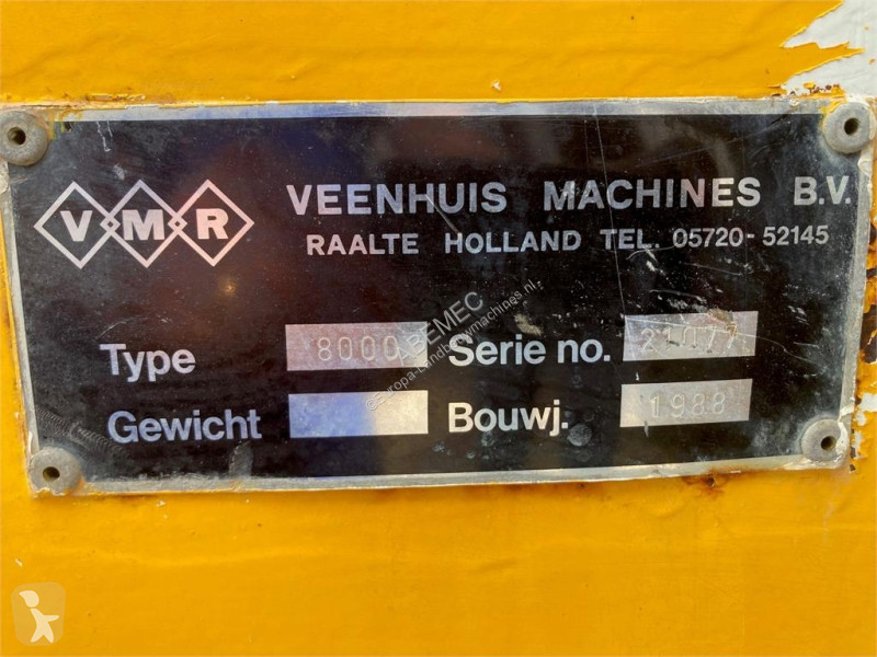 Esparcimiento Veenhuis tandemas 8000 Mengmesttank